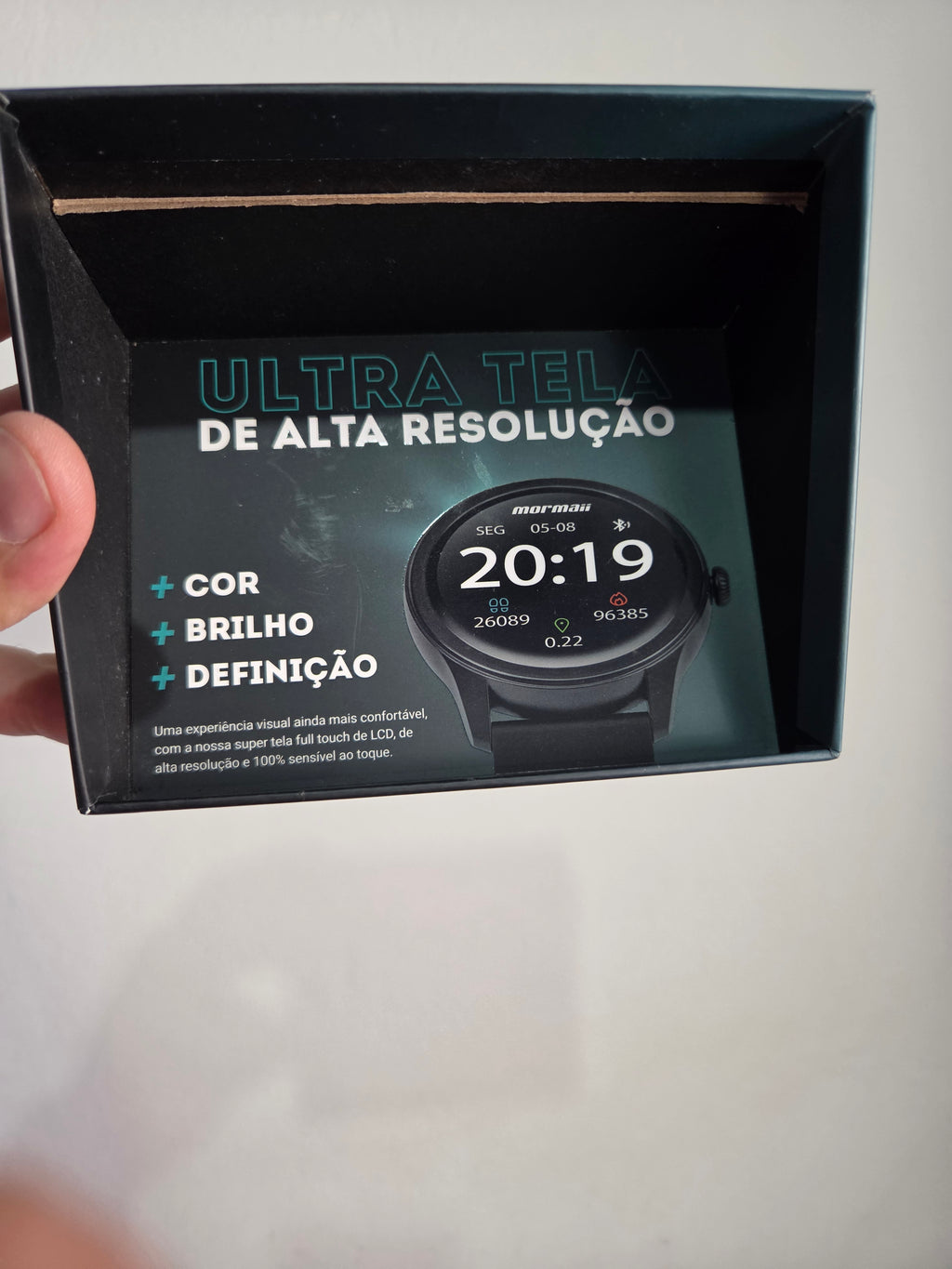 SMARTWATCH MORMAII LIFE ULTRA COM RESISTÊNCIA À ÁGUA