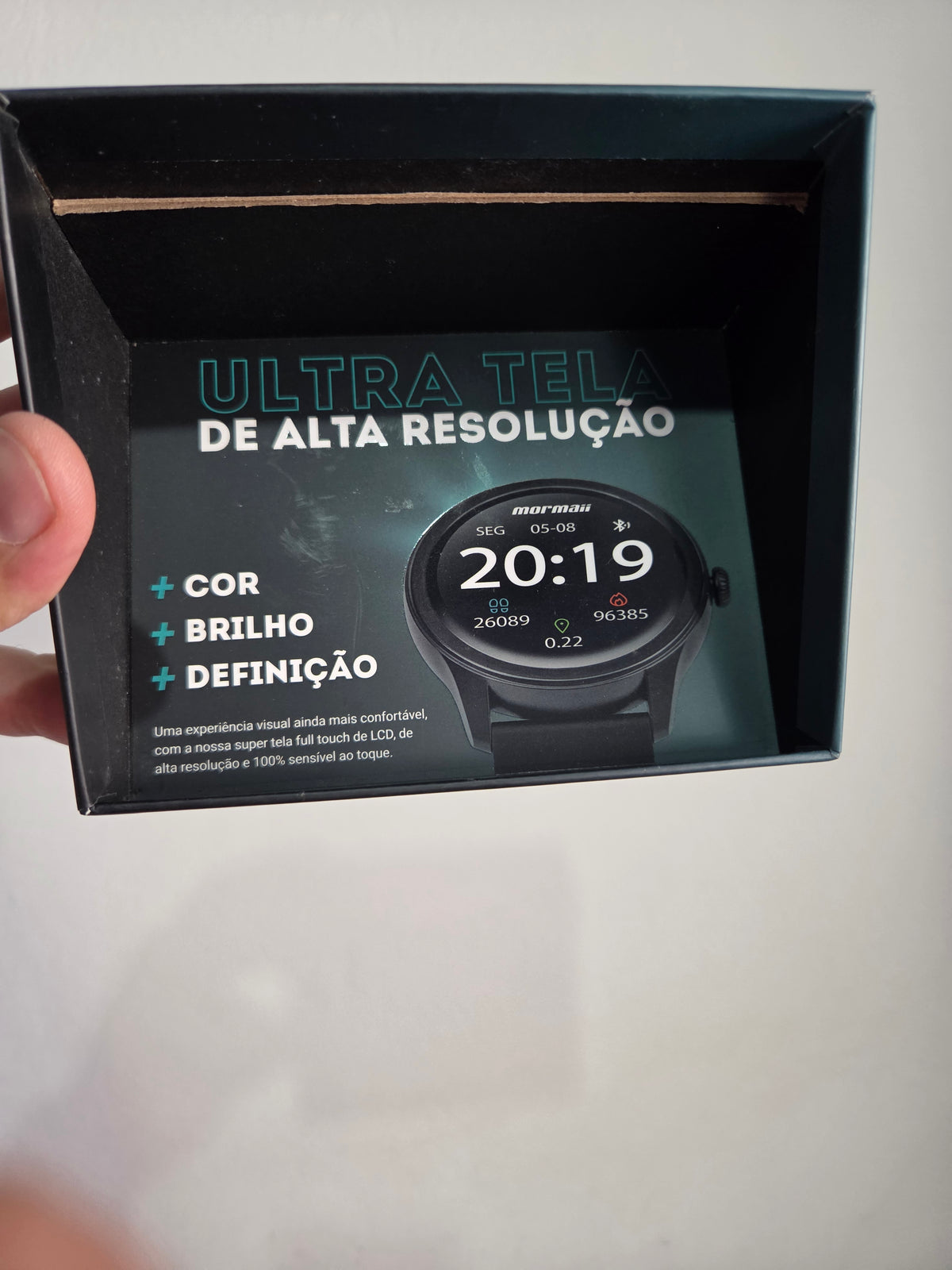 SMARTWATCH MORMAII LIFE ULTRA COM RESISTÊNCIA À ÁGUA