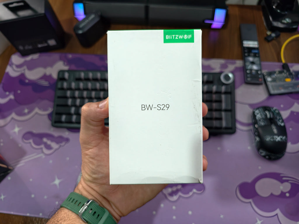 CARREGADOR RÁPIDO BLITZWOLF BW-S29 120W GAN 4 PORTAS 2 USB-C 2 USB-A