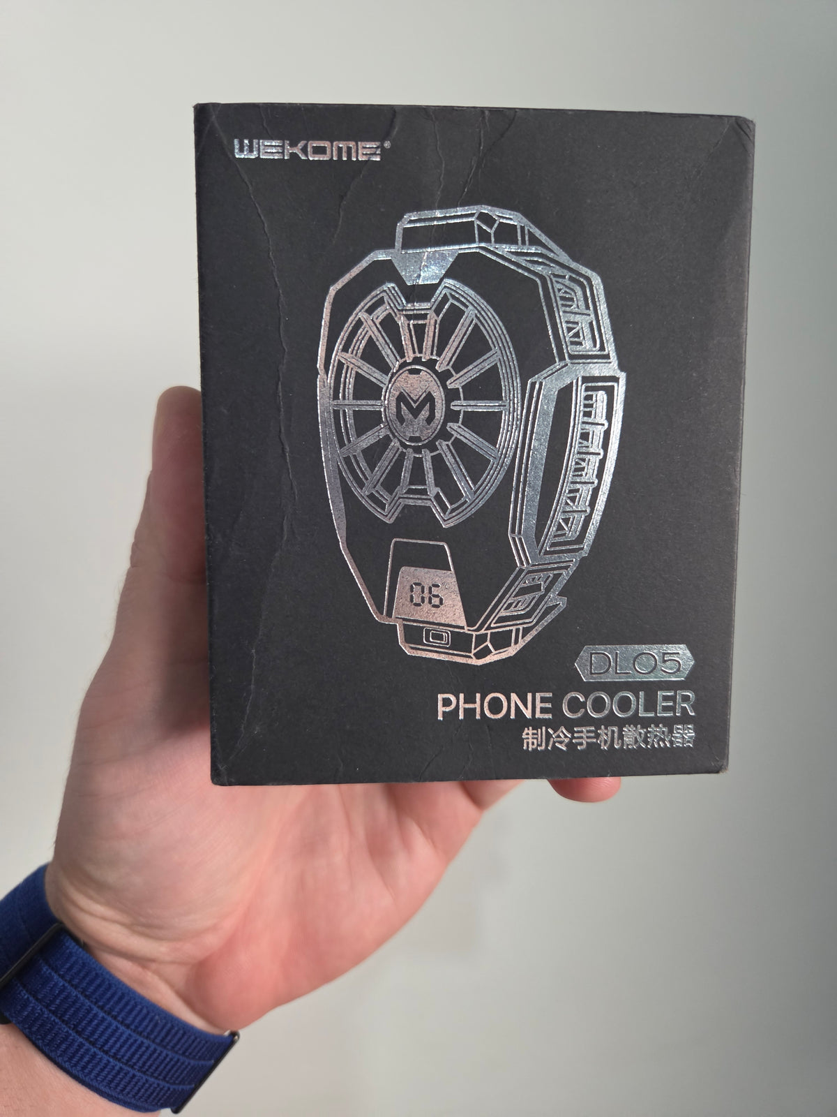 COOLER RESFRIADOR  PARA CELULAR COM DISPLAY DIGITAL WEKOME DL05