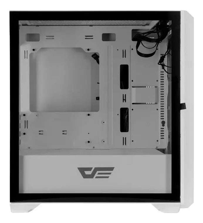 Gabinete Gamer Aigo Darkflash Dlm23 Branco Rgb Sem Fans Branco