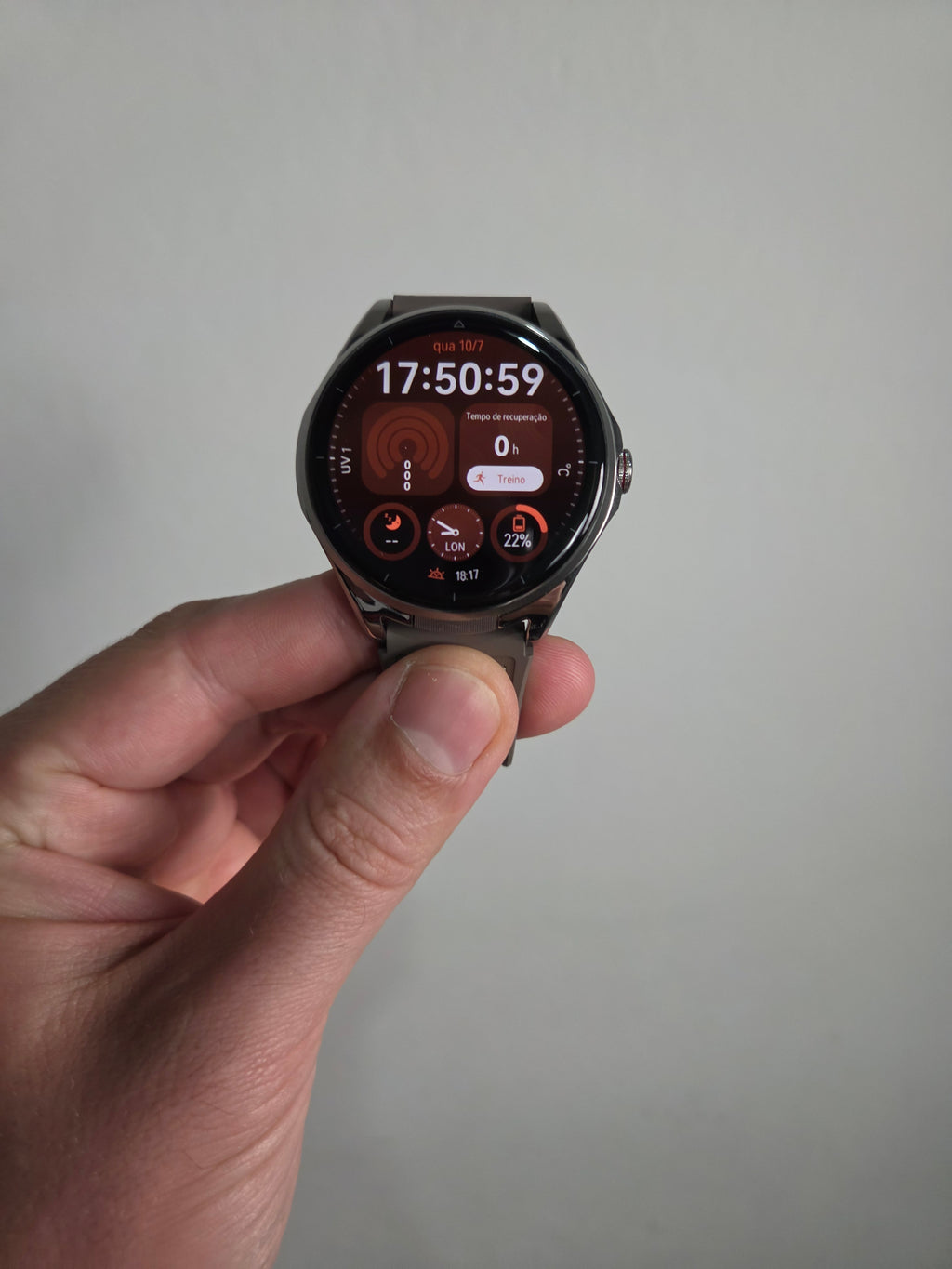 SMARTWATCH HUAWEI WATCH BUDS 2 COM FONE DE OUVIDO BLUETOOTH EMBUTIDO TITÂNIO