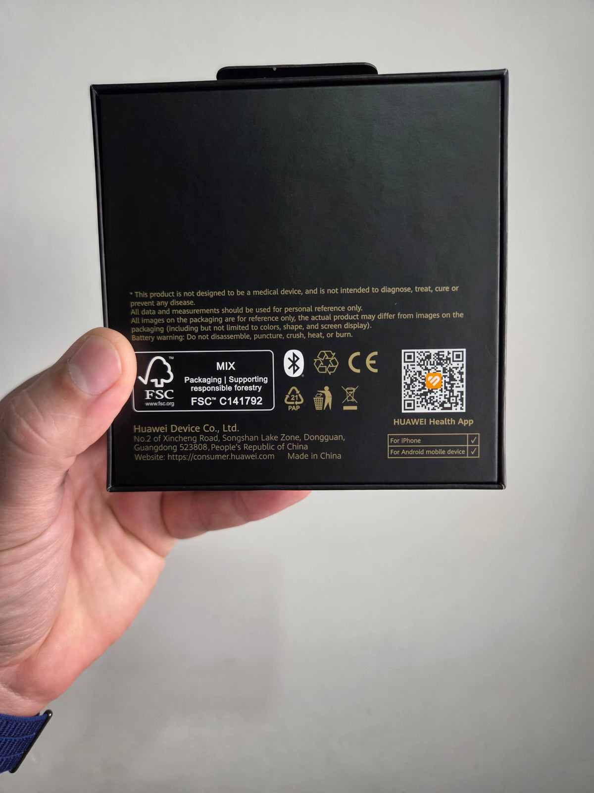 SMARTWATCH HUAWEI WATCH GT 6 PRO 46MM TRUSENSE PRETO