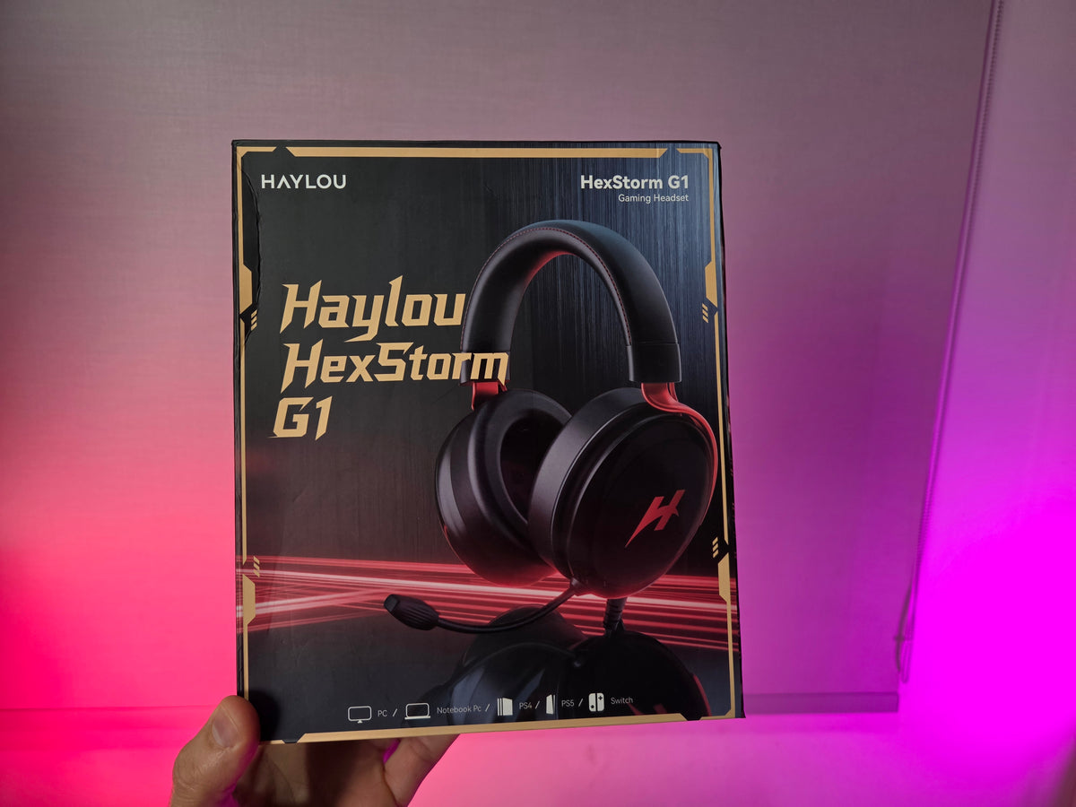 HEADSET GAMER HAYLOU HEXSTORM G1 SOM SURROUND 7.1