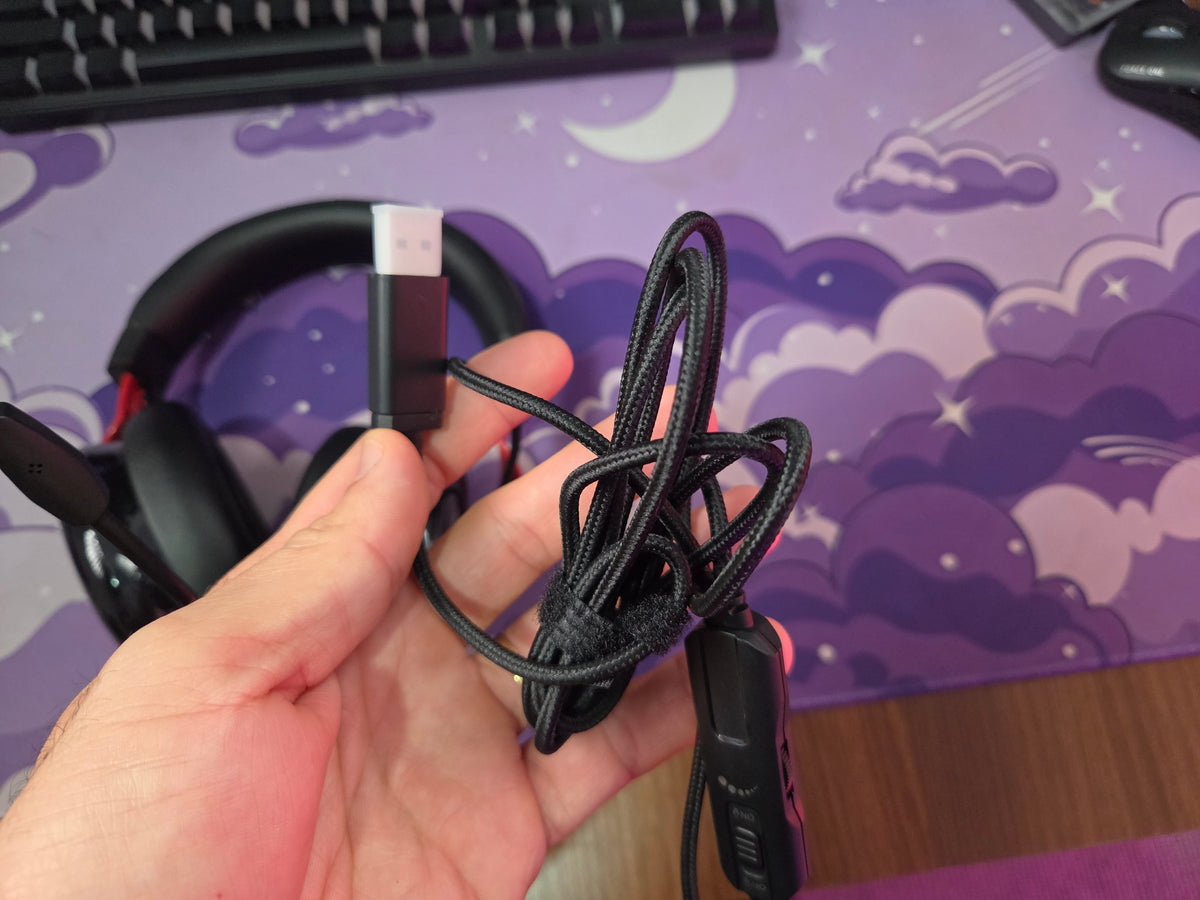 HEADSET GAMER HAYLOU HEXSTORM G1 SOM SURROUND 7.1
