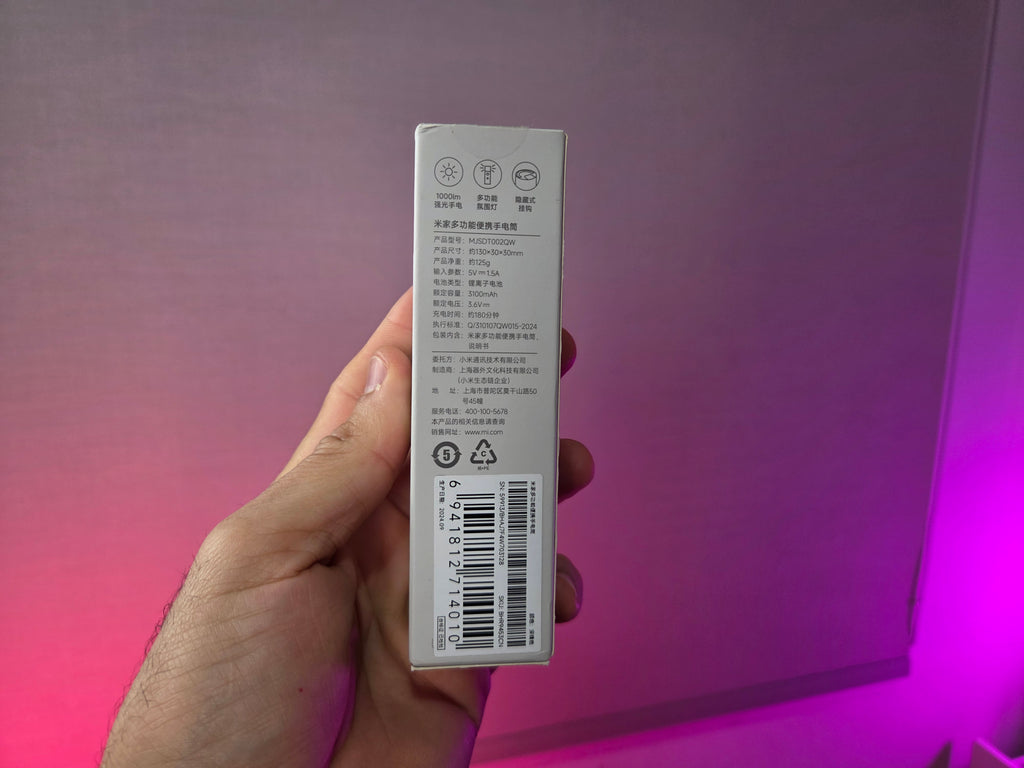 LANTERNA PORTÁTIL MULTIFUNÇÕES XIAOMI MIJIA MJSDT002QW