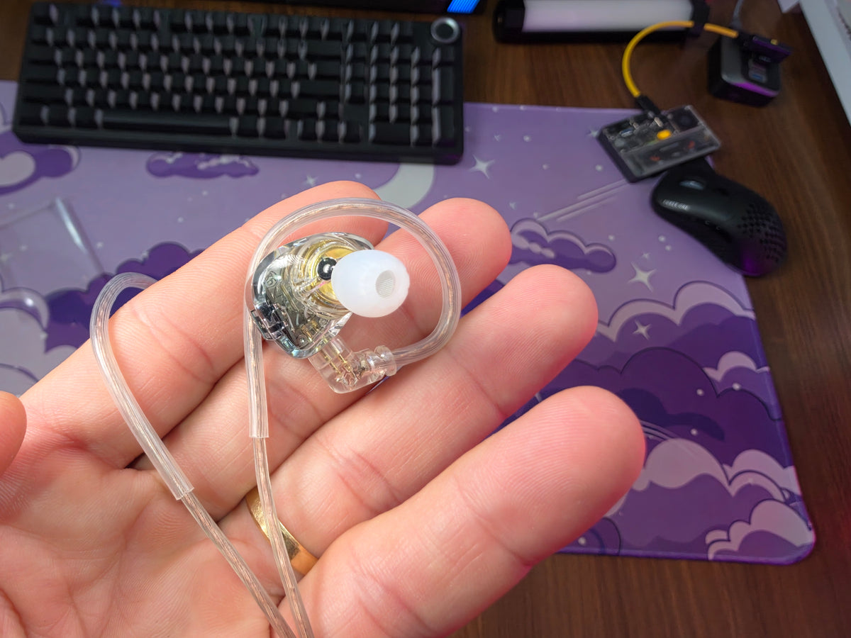 FONE DE OUVIDO INTRA-AURICULAR KZ CASTOR MONITOR DE ÁUDIO